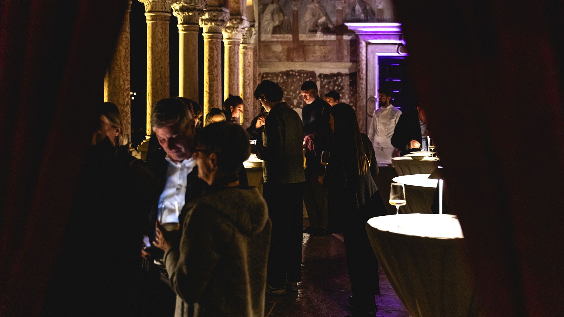    cena stelle castello cucina vino autumnus